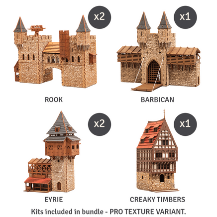 The Keep - Medieval Castle Bundle - I BUILT IT Miniatures