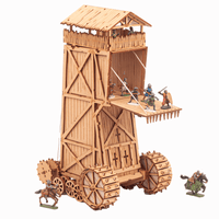 Juggernaut - Medieval Siege Tower - Functional Drawbridge - 3D Medieval Puzzle For Adults