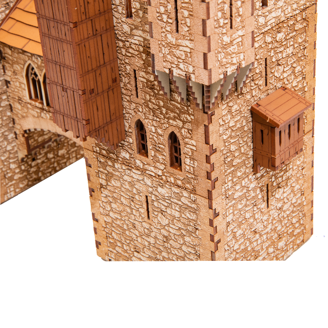 The Rook – Castle Tower – 28mm Scale Miniature - 3D Puzzle for Adults