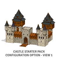 Starter Pack - Medieval Castle Bundle - I BUILT IT Miniatures