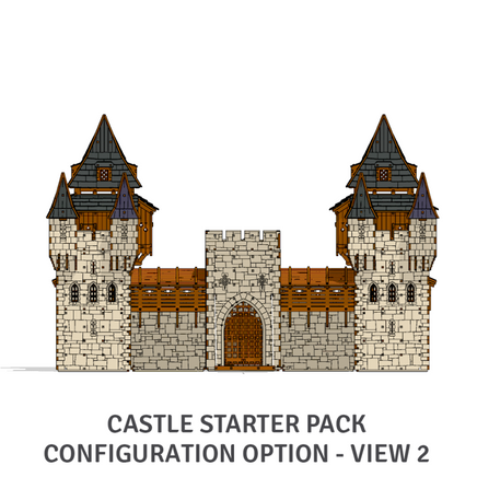 Starter Pack - Medieval Castle Bundle - I BUILT IT Miniatures