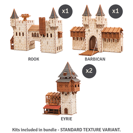 Starter Pack - Medieval Castle Bundle - I BUILT IT Miniatures
