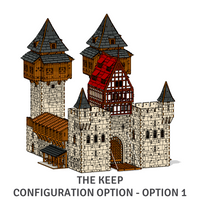 The Keep - Medieval Castle Bundle - I BUILT IT Miniatures