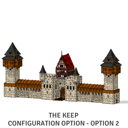 The Keep - Medieval Castle Bundle - I BUILT IT Miniatures