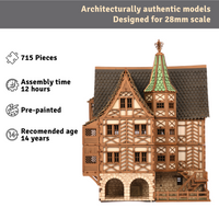 TAVERN  Wooden 3D Puzzle Miniature Kit