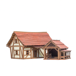 A Frame Medieval House - DIY Cruck & Cow Shed