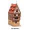 Creaky Timbers – Medieval European Row House – 28mm Scale Terrain - 239 pieces – Model Kits For Adults – Tabletop Gaming – Miniature Terrain - DnD 3d Terrain - Wooden Puzzle