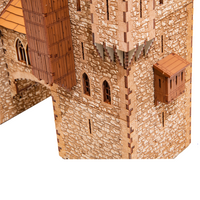 The Rook – Medieval Castle Tower – 28mm Scale Miniature - Includes Projectile Weapon Ballista – 319 Pieces - Model Kit for Adults - 3D Puzzle for Adults - Tabletop Wargaming