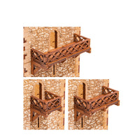 28mm Scale - Balconies - 3 Variations - 3D Puzzle